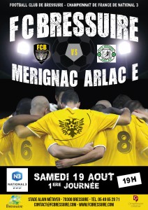 FOOTBALL CLUB BRESSUIRAIS AFFICHE MATCH 2018 - 2017070096 DEF