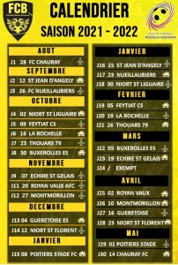 VENDREDI 20 AOUT Calendrier R1