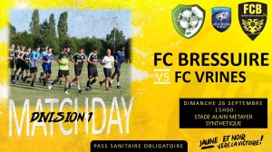 DIMACHE 26 SEPTEMBRE MATCHDAY D1