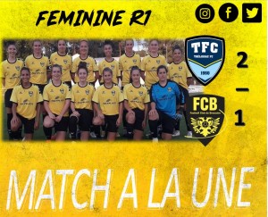 FEMININE MATCH A LA UNE