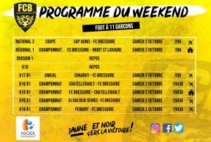 PROGRAMME FOOT A 11