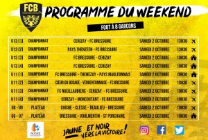 PROGRAMME FOOT A 8