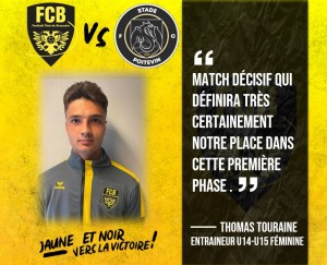 Mot du coach U14 - U15 Féminine