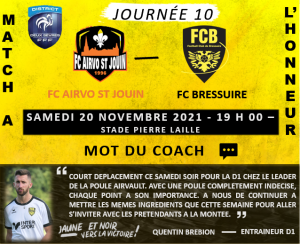 MATCH A L'HONNEUR D1