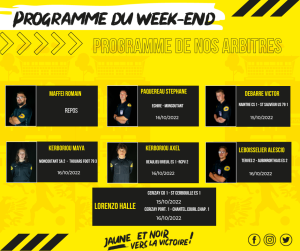 Programme du week-end(7)