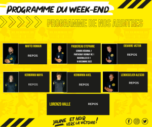 Programme du week-end(4)