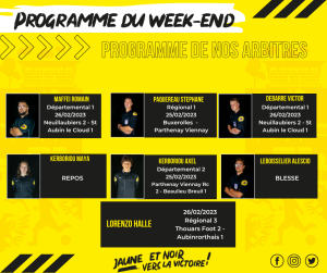 PROGRAMME ARBITRE